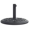 vidaXL saulessarga pamatne ar riteņiem, &Oslash;38 / 48 mm kātiem, 12 kg