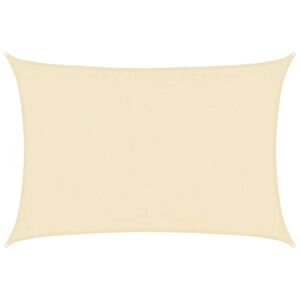 vidaXL saulessargs, 160 g/m&sup2;, krēmkrāsas, 3,5x4,5 m, HDPE