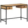 vidaXL Rakstāmgalds Brūna 105 x 50 x 75 cm Ciets mango koks un metāls