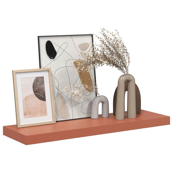 vidaXL Sienas plaukts Sarkana 90 x 23,5 x 4 cm Inženierijas koks