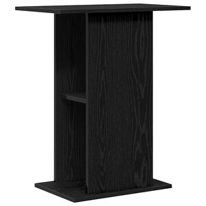 vidaXL akvārija statīvs, melns ozols 60,5x36x72,5 cm inženierijas koks
