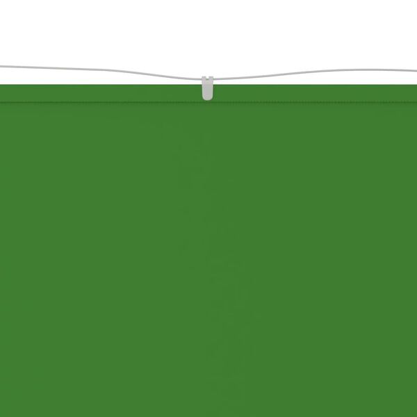 vidaXL vertikāla markīze, gai&scaron;i zaļa, 140x600 cm, Oksfordas audums