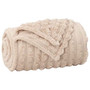 vidaXL Pleds Bē&scaron;a 150 x 130 cm 0.5 kg Flīss
