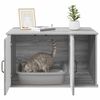 vidaXL Kaķu māja Pelēks Sonoma 85 x 55 x 50 cm Inženierijas koks