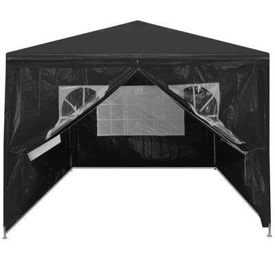 vidaXL svinību telts, antracītpelēka, 3x4 m