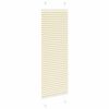 vidaXL Pleated Blind Cream 40x150 cm Auduma platums 39,4 cm