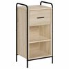 vidaXL Puse Sonomas ozols 97 x 33 x 81 cm Inženierijas koks