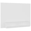 vidaXL sienas TV plaukts, balts, 120x23,5x90 cm, inženierijas koks
