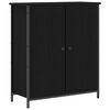 vidaXL Puse Melns ozolkoks 70 x 30 x 80 cm Inženierijas koks