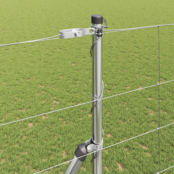 vidaXL Žoga āķis Cinkots 25 x 1,5 m Tērauds