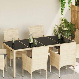 vidaXL Galda virsma 4 pcs Melna rūdīts stikls