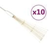 vidaXL Ziemassvētku lampiņas, 10 gab., silti baltas, 20 cm, 1400 LED