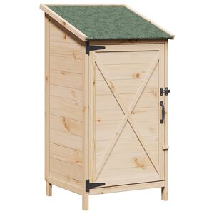 vidaXL Dārza &scaron;ķūņi Dabiska 59,5 x 56 x 113,5 cm Masīvs egle koks