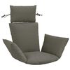 vidaXL Adirondack spilvens PUTTEN 100% poliesters Pelēka