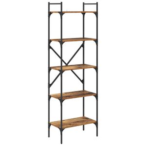 vidaXL Grāmatu skapis 5 līmeņi 56 x 32 x 174 cm Inženierijas koks