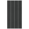 vidaXL Baseina grīdas pārklājs Regulējams Melna 820 x 420 x 0,1 cm