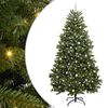 vidaXL Mākslīgā Ziemassvētku eglīte 270 cm 300 LED Silti balts Zaļa