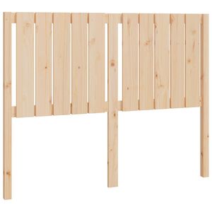 vidaXL gultas galvgalis, 125,5x4x100 cm, priedes masīvkoks