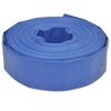 vidaXL &scaron;ļūtene, plakana, 100 m, 3", PVC