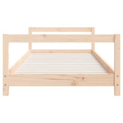 vidaXL bērnu gultas rāmis, 80x200 cm, priedes masīvkoks
