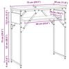 vidaXL Konsolesgalds Artisānā ozols 75x30x75cm Inženierijas koks