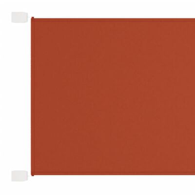 vidaXL vertikāla markīze, sarkanbrūna, 100x1200 cm, Oksfordas audums
