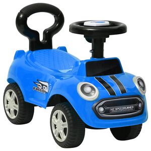 vidaXL stumjams rotaļu auto, zils