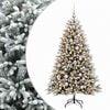vidaXL Mākslīgā Ziemassvētku eglīte ar rotājumiem 240 cm 300 LED