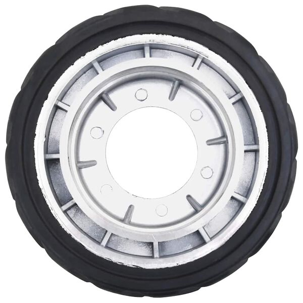 vidaXL piekabes atbalsta ritenis, Ø19,5x10 cm, gumija un alumīnijs