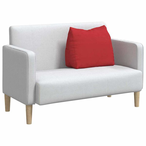 vidaXL Atpakaļ spilvens Sarkana 60 x 20 x 50 cm audums