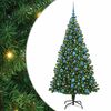 vidaXL Mākslīgā Ziemassvētku eglīte su 300 LED ar statīvu Zaļa 180 cm