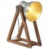 vidaXL galda lampa, vintāžas, sudraba krāsa, 25 W, 30x17x40 cm, E27