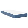 vidaXL Gultas matracis ar matraci Zila 90 x 200 cm audums