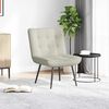 vidaXL Relaxing Chair Cream 64x74x84 cm Velvet