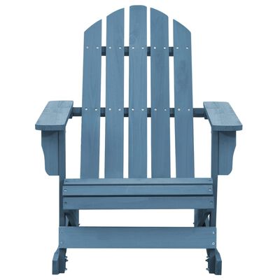 vidaXL dārza šūpuļkrēsls, egles masīvkoks, zils