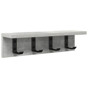 vidaXL Sienas pakaramais Betona pelēks 40 x 10,5 x 10,5 cm