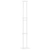 vidaXL Izstāžu stendi Balts 30 x 23,5 x 210 cm Tērauds