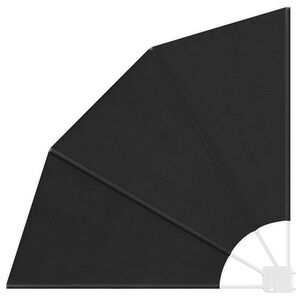 vidaXL Balkona privātuma ekrāns 115 x 115 cm Poliesters Melns