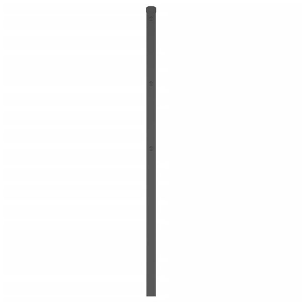 vidaXL gultas galvgalis, metāls, melns, 200 cm