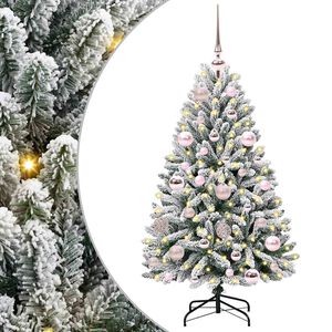 vidaXL Mākslīgā Ziemassvētku eglīte 120 cm 150 LED Silti balts