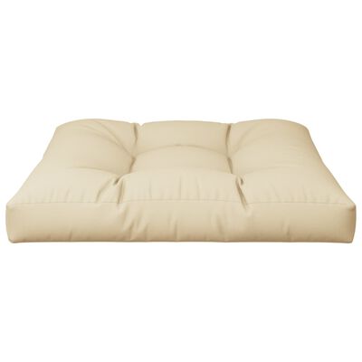 vidaXL palešu dīvāna matracis, 70x70x12 cm, bēšs