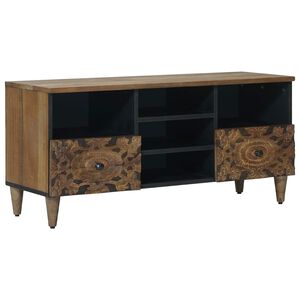 vidaXL Televizora skapī&scaron;a Brūna 100 x 33,5 x 46 cm Cieta mango koksne