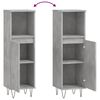 vidaXL vannasistabas skapītis, pelēks, 30x30x100 cm, inženierijas koks