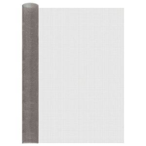 vidaXL Tīkls 100 x 500 cm 3 Mesh Nerūsējo&scaron;ā tērauda 201 Sudraba
