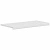 vidaXL Logu palodze Balts 100 x 45 x 4,5 cm PVC