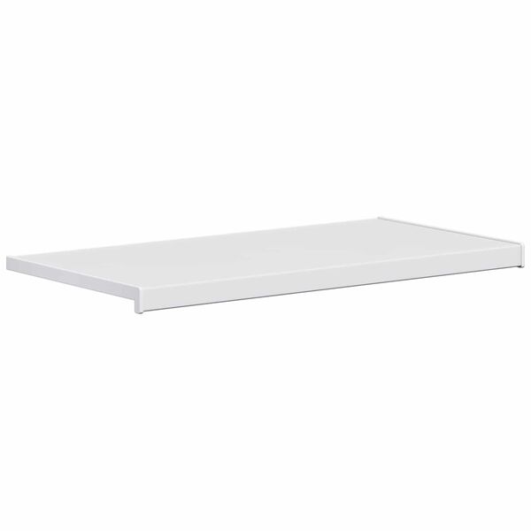 vidaXL Logu palodze Balts 100 x 45 x 4,5 cm PVC