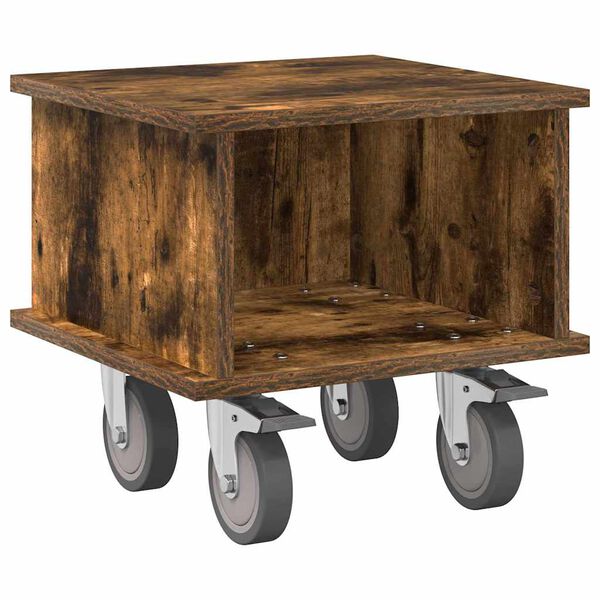 vidaXL Televizora stends Dūmaka ozols 37 x 35 x 35 cm