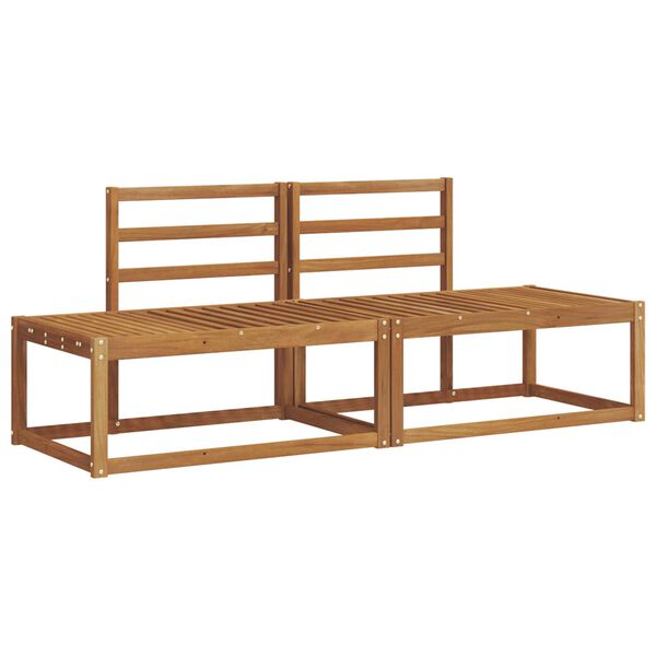 vidaXL Āra dīvānu komplekts 2 pcs Dabiska 182,5 x 63 x 73 cm