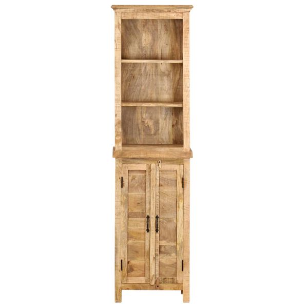 vidaXL grāmatu plaukts, 50x30x180 cm, mango masīvkoks