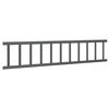 vidaXL Jumta sniega aizsargs Antracīts 1200 x 2,5 x 20 cm Tērauds